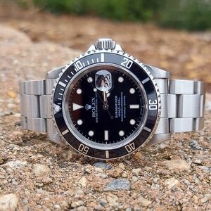 (Sold)Rolex mens Submariner 16610 oyster steel 40mm